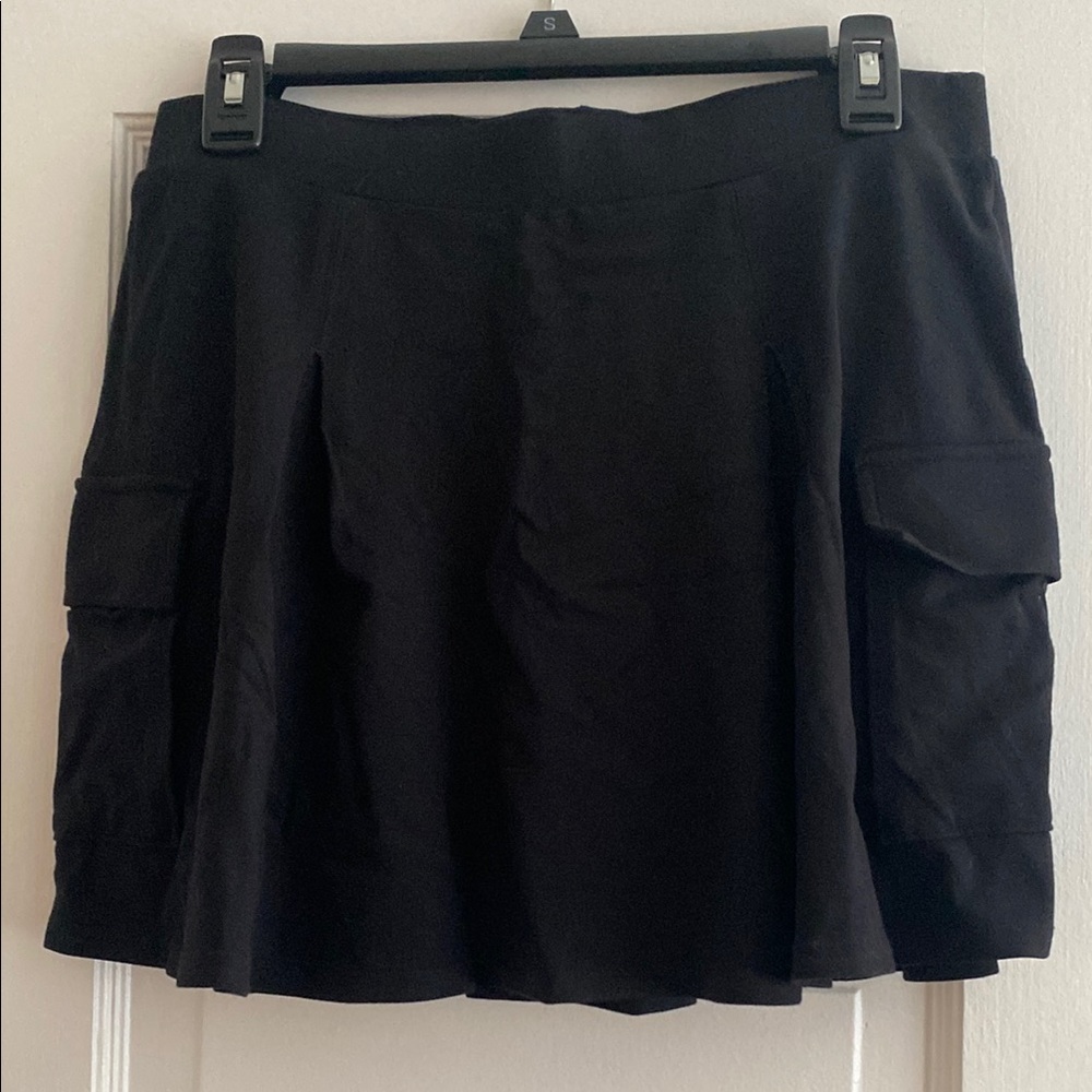 AE Black Pleated Skater Skort